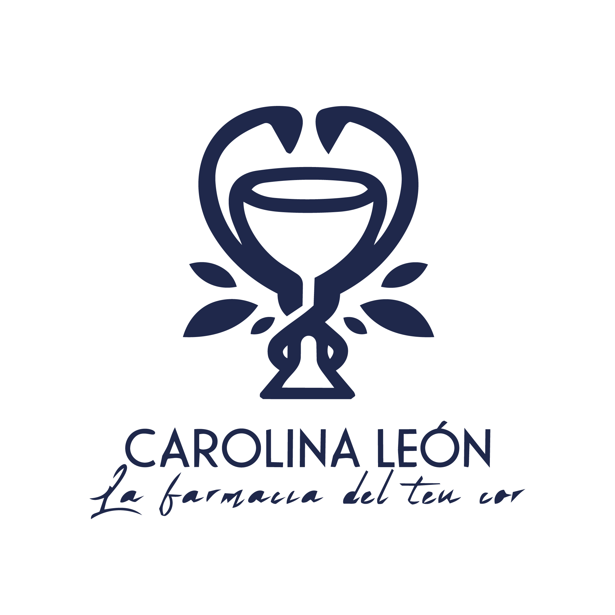 Logo Carolina León farmàcia del teu cor